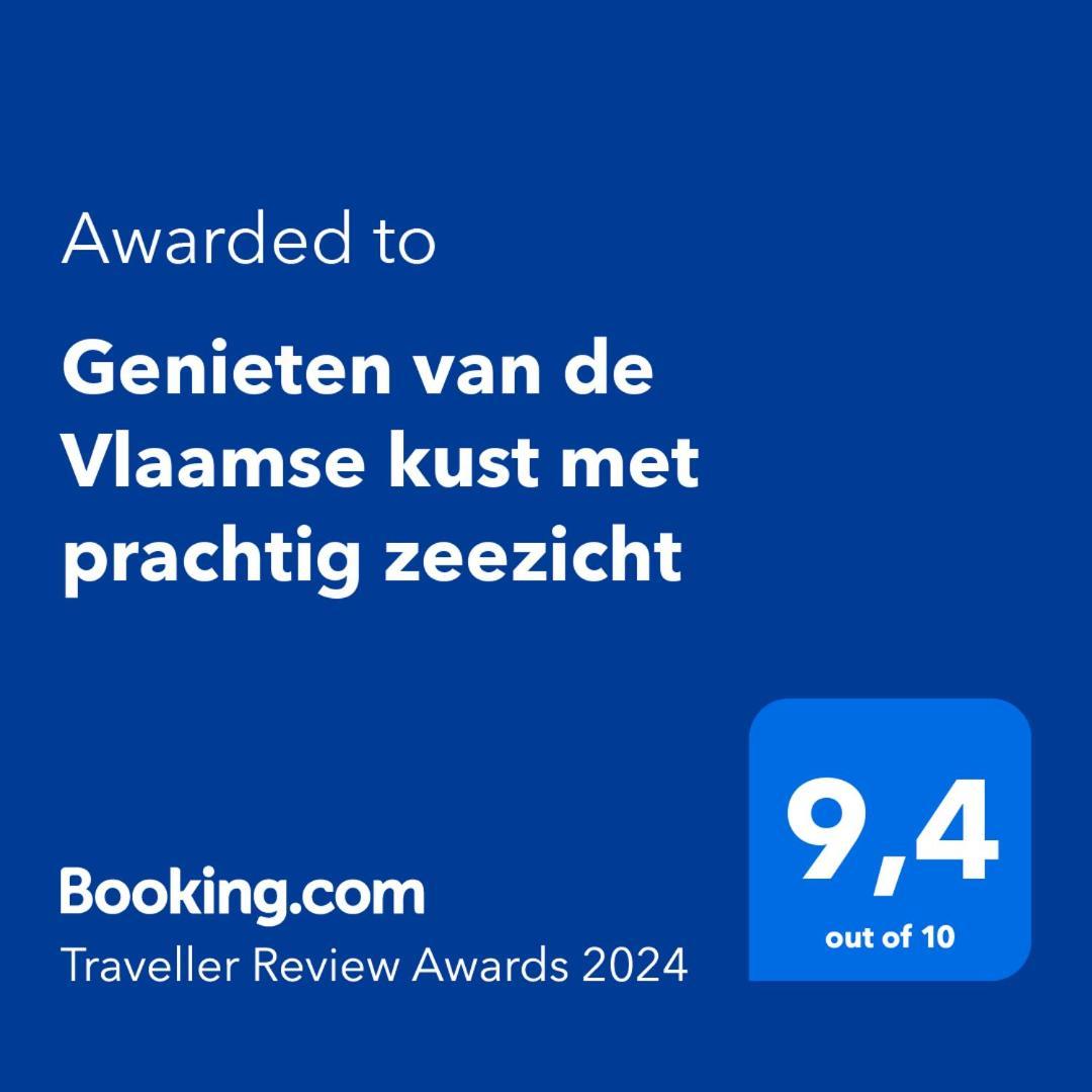 Genieten Van De Vlaamse Kust Met Prachtig Zeezicht De Haan Eksteriør bilde